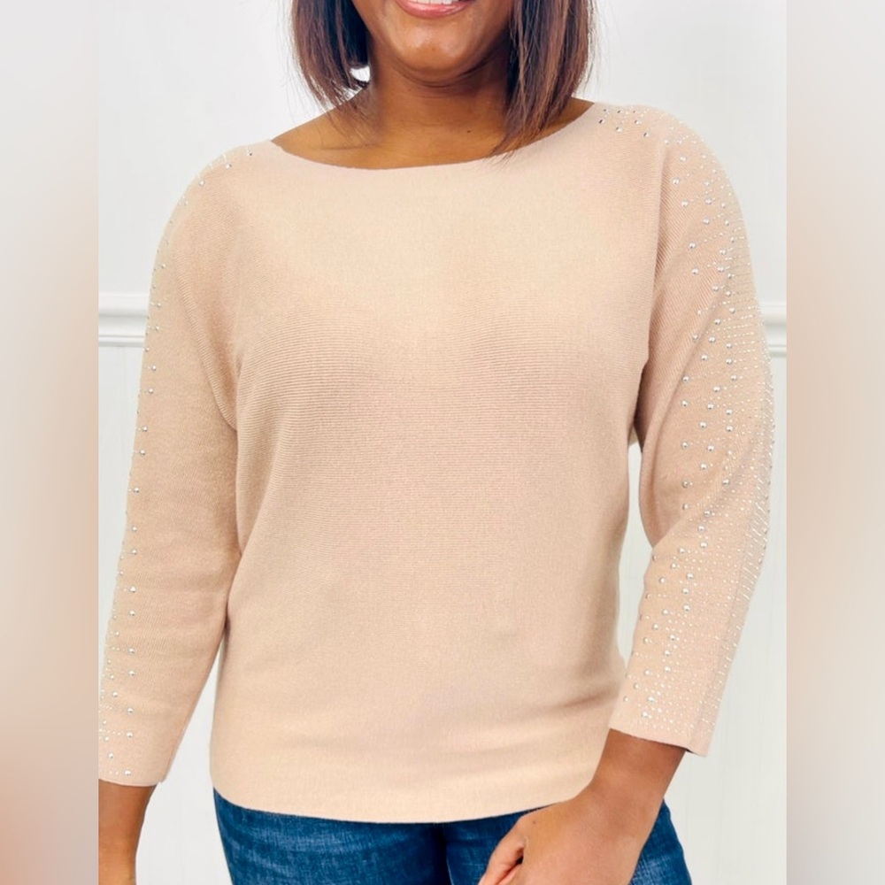 NEW Staccato-Elegant Pearl-Embellished Sweater fur any occasion